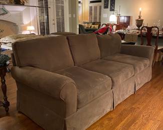 Beautiful Chocolate Brown Haverty's Sofa