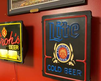 Vintage Miller Lite Beer Sign