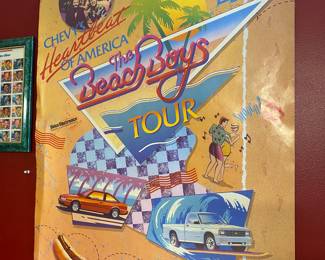 Vintage Beach Boys Poster