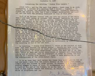 Exodus From Despair Original Oil Painting