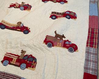 Pottery Barn Firetruck Quilt