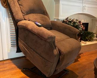 Upholstered Power Lift Chair - Works! 