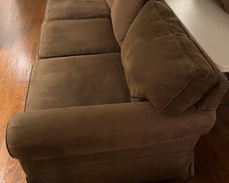 Beautiful Chocolate Brown Haverty's Sofa