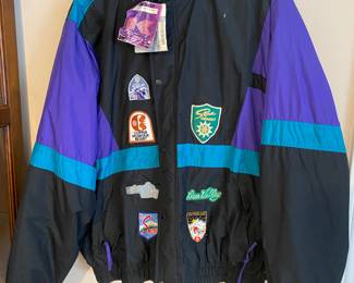 Vintage Ski Jacket w/patches