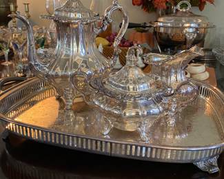 Gorham Silverplate Teaset