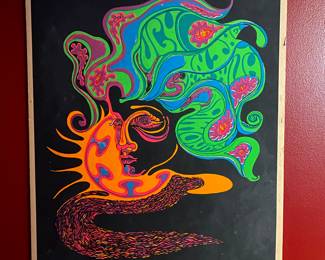 Vintage 1960s Blacklight Poster Sodo Posters