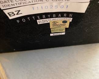 Chunky Pottery Barn Lamp