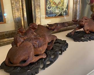 Vintage Chinese Wood Carving