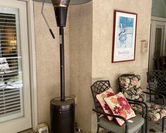 Patio Heater + Patio Furniture