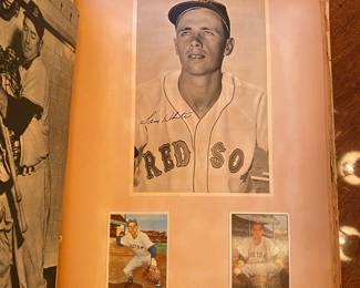 Large 1950s Vintage Baseball Scrapbook