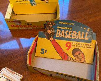 Vintage 1950s Baseball Card Displays