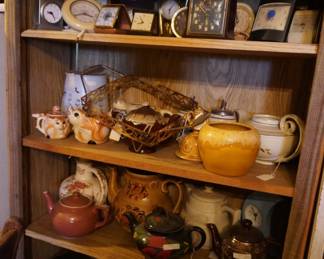 clocks, pottery