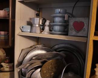 pottery, aluminum ware