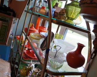 Unique shelf, glassware