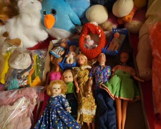 Barbies and other dolls