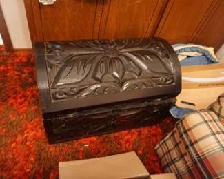 carved trunk
