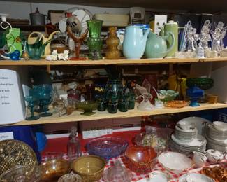 pottery, glasswware