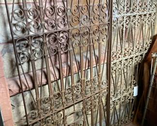 6'tall wrought iron gate panels