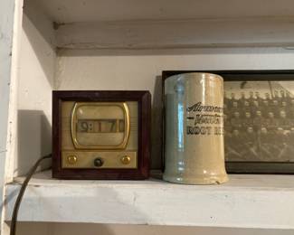 antique digital clock