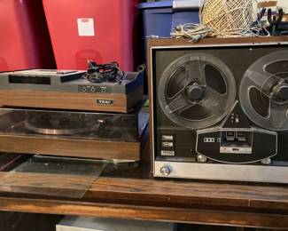 turn tables and reel to reel rigs
