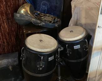 Drums and brass instruments
