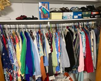 more clothes and shoes