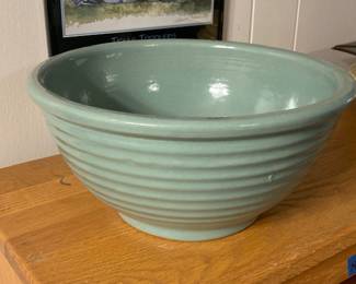 large pottery bowl