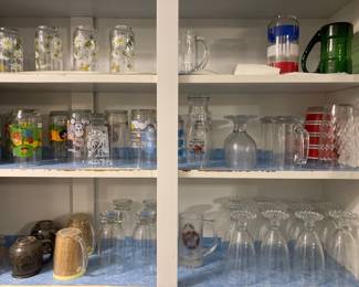 vintage glassware