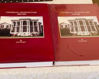 two BRAND NEW (one still in plastic) Fred Daspit  Louisiana Architecture 1840-1860
