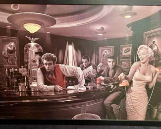 James Dean/Elvis/Marilyn Monroe Wall Art 