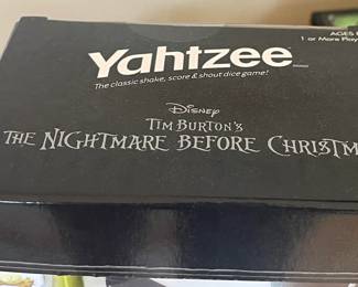 The Nightmare Before Christmas Yahtzee Game