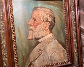 Robert E. Lee Oil on Canvas