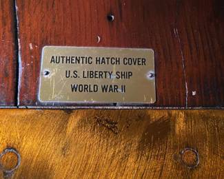 Liberty Ship Hatch Cover Table