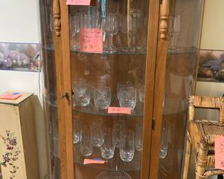 Curved china cabinet 1 of 2