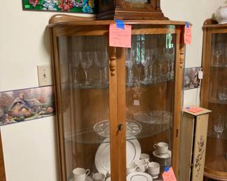Curved china cabinet 2 of 2