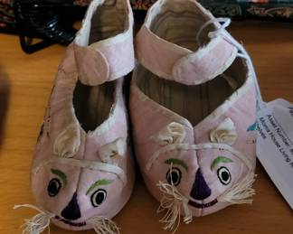 Antique Chinese children's festival shoes