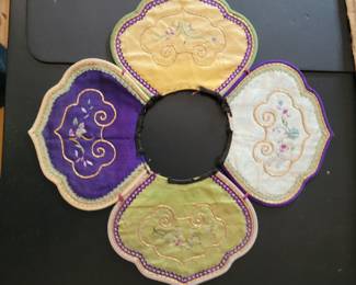 Antique Chinese embroidered collar