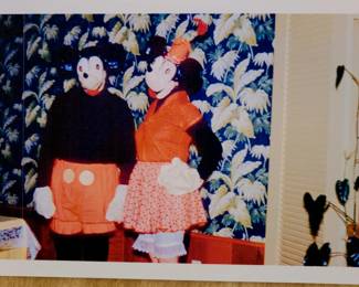 We have the full costumes of Mickey and Minnie...from the 1930's!