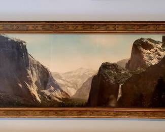 Yosemite Valley hand tinted photo