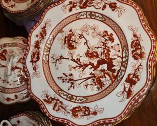 Coalport china, "Indian Tree Coral" pattern