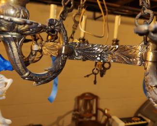 antique chandelier detail
