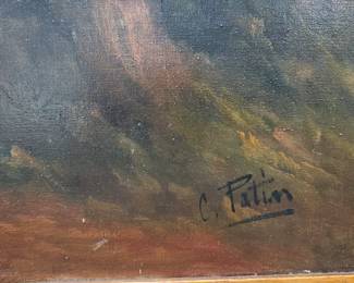 oil on canvas by Georges Patin