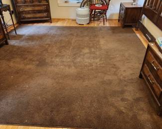 large banded area rug