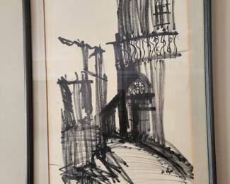 Set of 3 MCM artwork
