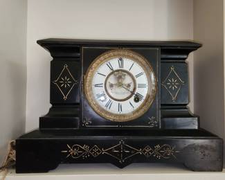 antique Ansonia mantel clock