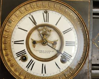 antique Ansonia mantel clock