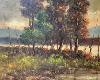 oil on canvas by  A. Ferretti