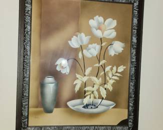 Pair oil paintings