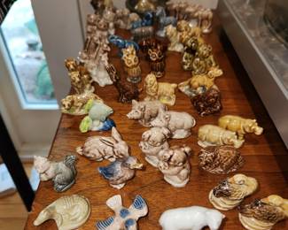 Wade Red Rose Tea Whimsies.  Animal figurines