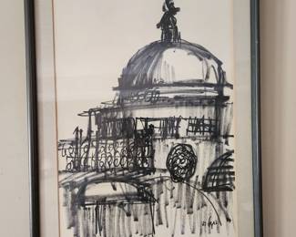 Set of 3 MCM artwork